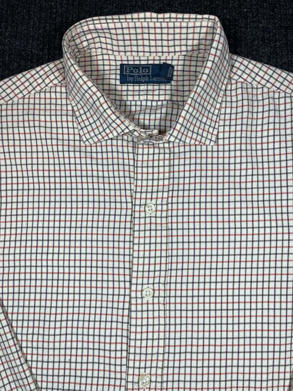 Polo by Ralph Lauren Plaid Tattersall Button Down Long Sleeve Shirt XL